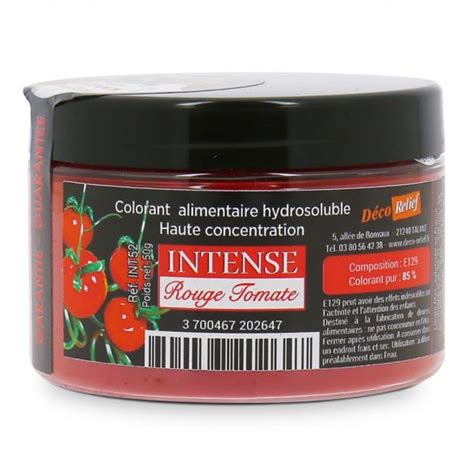 Intense Water Soluble Food Colouring Powder Tomato Red 50 G