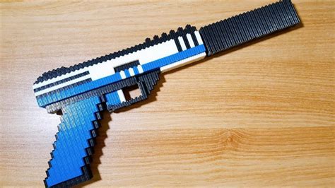 Diy Making Pistols Lego Blocks Gun Youtube