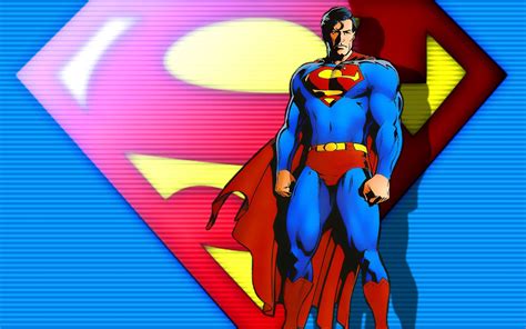 Superman Cartoon Wallpapers 4k Hd Superman Cartoon Backgrounds On