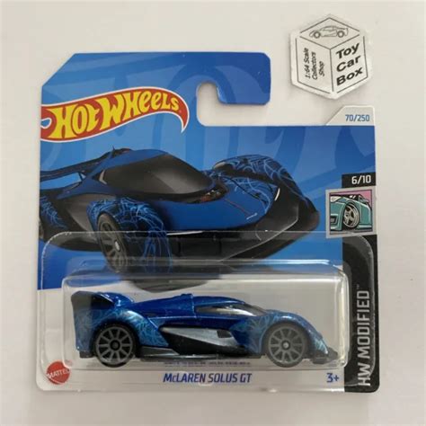 2024 HOT WHEELS 70 McLaren Solus GT Blue 6 Modified Short Card C00 EUR 4 38 PicClick FR