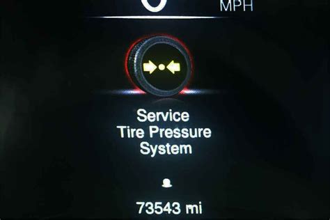 Service Tire Pressure System Jeep Warning How Do You Fix