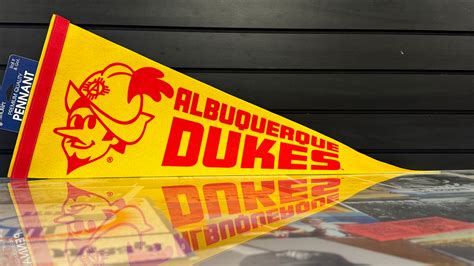 Albuquerque Dukes Pennant Abq Dukes