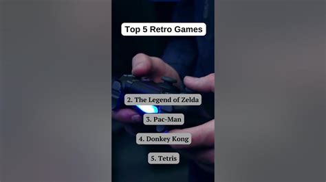 Top 5 Retro Games Youtube