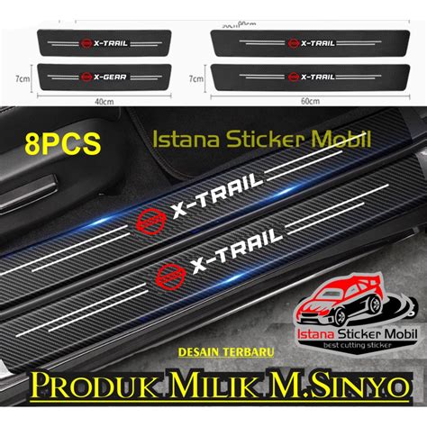 Jual Stiker Pintu Mobil Xtrail Sticker Sill Plate Karbon D Mobil