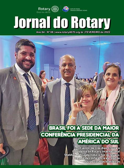 Calam O Jornal Do Rotary Distrito Ed Fevereiro De