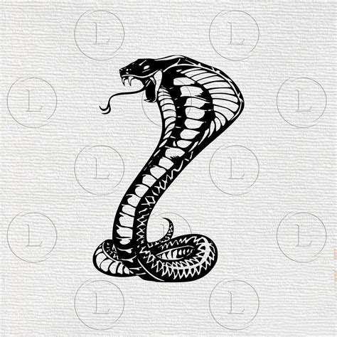 Cobra Svg Snake Vector Graphics Cobra Drawing Svg Cobra Snake Etsy