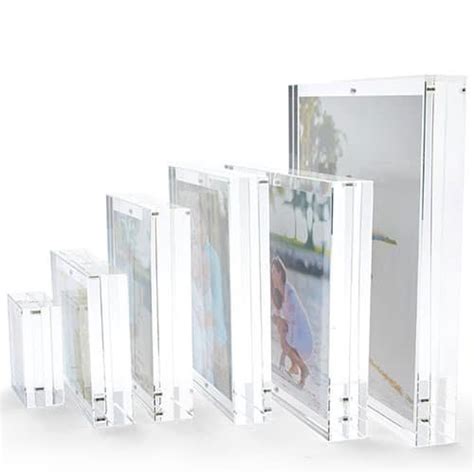 Acrylic Block Photo Frame The Top One Acrylic Fabrication