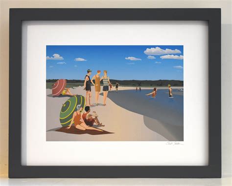 Beach Art Print Beach Art Giclee Vintage Beach Art Beach Etsy Beach Art Coastal Art Beach