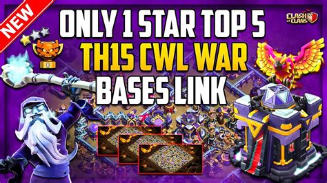 Top New Th War Bases Link Only Star Th Cwl Base Best Town