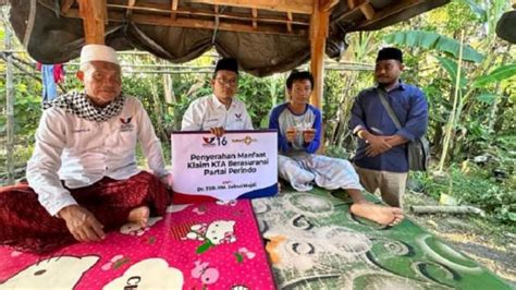 Partai Perindo Cairkan Klaim Kta Asuransi Warga Lombok Tengah