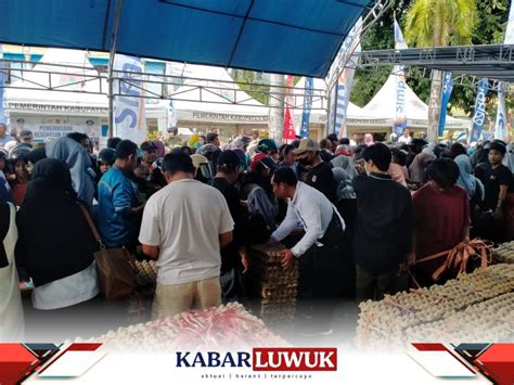 Suksesnya Kejaksaan Negeri Banggai Dalam Menggelar Pasar Murah Subsidi