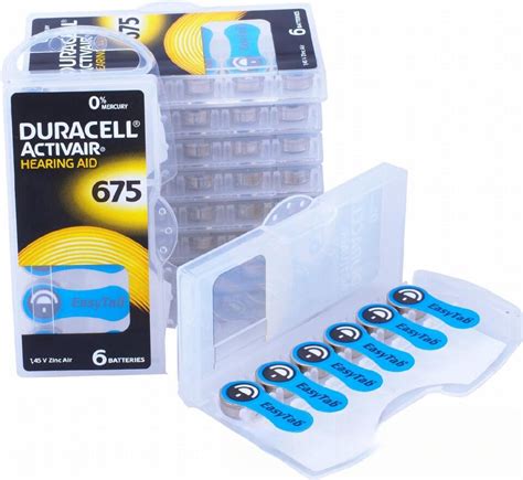 120 X Duracell Activair Hearing Aid Batteries Size 675 Hearing AID 20x6