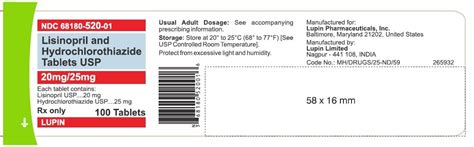 Lisinopril and Hydrochlorothiazide: PI - Drugs.com