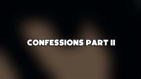 Usher Confessions Part II Lyrics YouTube