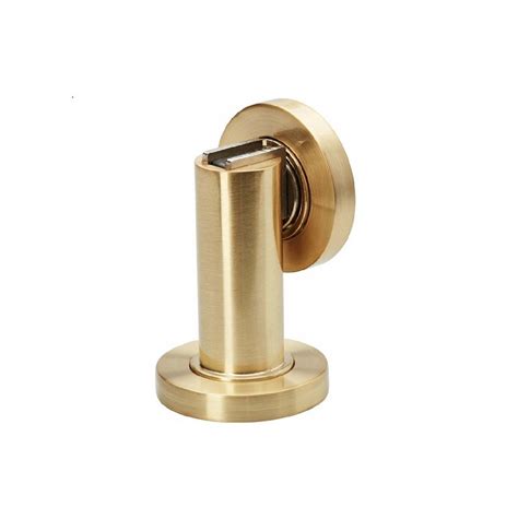 Magnetic Door Stop Satin Brass Zanda Architectural Hardware