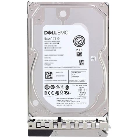 Dell 400 ASHX 2TB 7 2K SATA 6Gbps 512n 3 5 Hot Plug Hard Drive With Tray