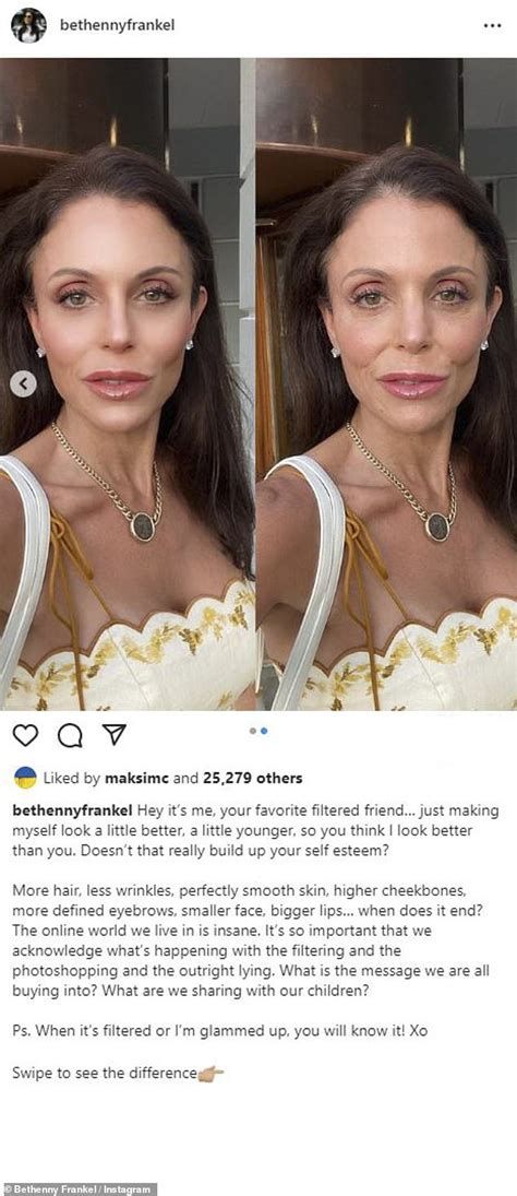 Bethenny Frankel Says Women Should Embrace The Idea Of Aging