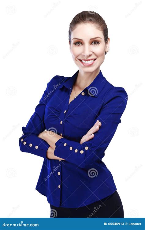 Smiling Business Woman Stock Image Image Of Attractive 65546913