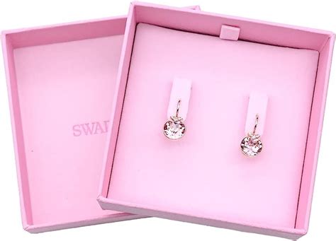 【楽天市場】swarovski ピアス 5662114 スワロフスキー Bella V ドロップピアス ラウンドカット ピンク ローズゴールドトーン・プレーティング クリスタル プレゼント