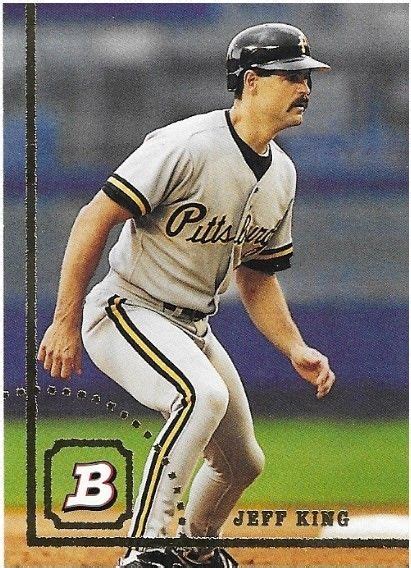 King Jeff Pittsburgh Pirates Bowman 420 Baseball Trading Card