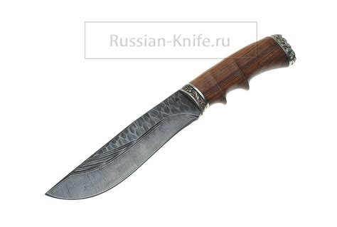 - Нож Перун (дамасская сталь, ручная ковка) - Ножи разделочные, дамаск ...