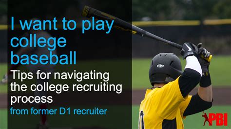 Navigating the recruiting process: Tips for high school baseball ...