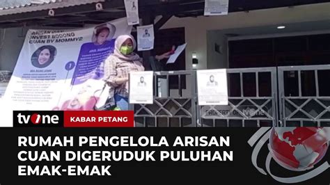 Puluhan Emak Emak Korban Arisan Investasi Cuan Geruduk Rumah Pengelola