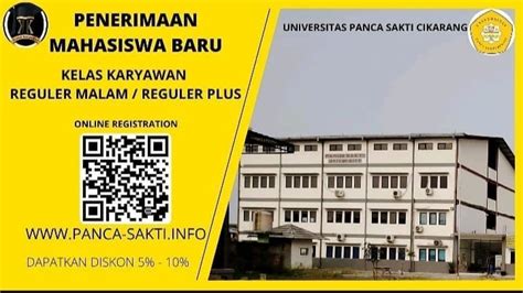 Informasi Pendaftaran Dan Biaya Kuliah Universitas Panca Sakti Cikarang