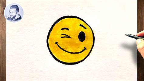 Comment dessiner un smiley clin d œil YouTube