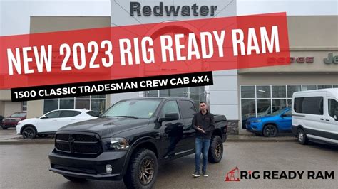 New 2023 Rig Ready Ram 1500 Classic Tradesman Crew Cab 4x4 Hemi