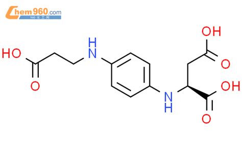 850309 37 4 L ASPARTIC ACID N 4 2 CARBOXYETHYL AMINO PHENYL 化学式结构