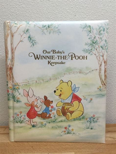 Hallmark Winnie The Pooh Keepsake Book Baby Book Babys Firsts Memory