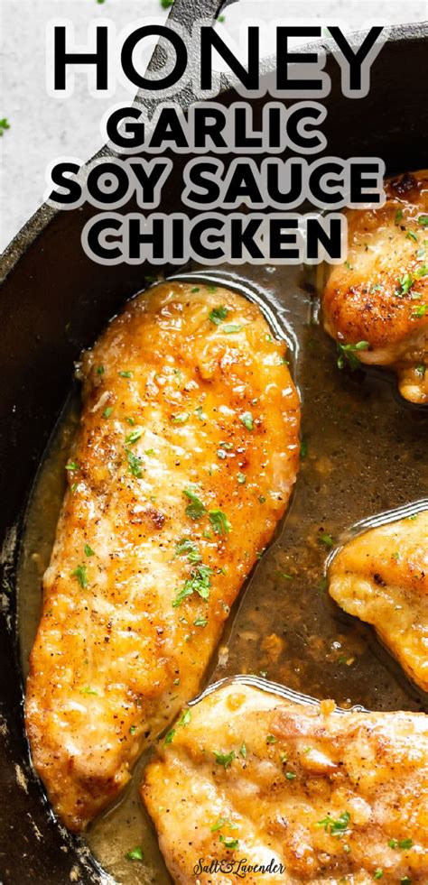 Honey Garlic Soy Sauce Chicken | Chicken breast recipes skillet