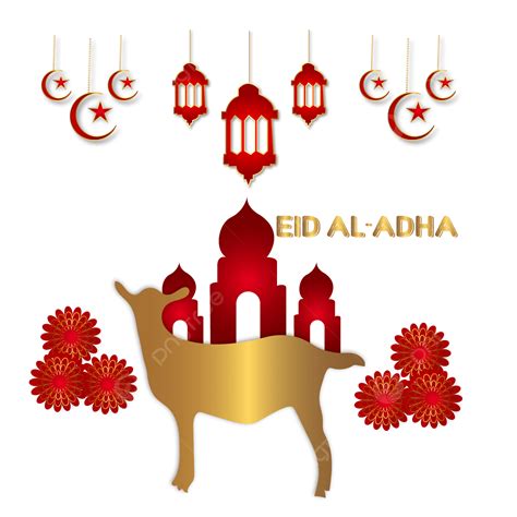 Eid Al Adha Vector Hd Images Muslim Holiday Greeting Card Eid Al Adha