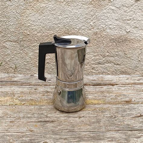 Vintage Steel Coffee Maker Vev Vigano For Cups Italian Small