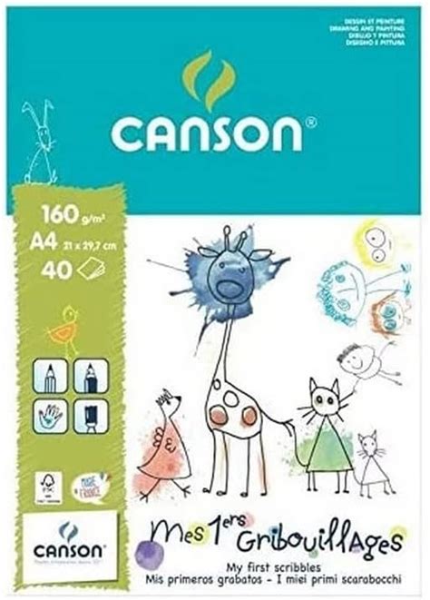 Canson Imagine Bloc Feuilles Papier Multitechnique Grain L Ger