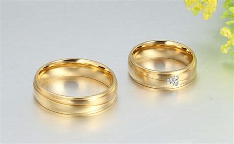 Aros De Matrimonio Oro 18k Con Cristales Anillos Plata S 259 00 En