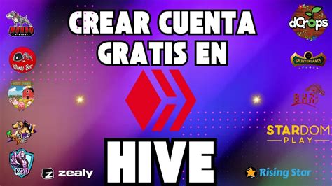 Como crear una cuenta de la Red de HIVE Gratis y fácil para todos