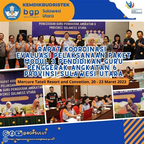 Rapat Koordinasi Evaluasi Pelaksanaan Paket Modul Pgp Angkatan