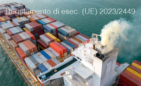 Regolamento Di Esecuzione UE 2023 2449 Certifico Srl