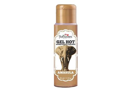 Gel Hot Aromatizante Amarula 35ml HOT FLOWERS Naju Sex Distribuidora