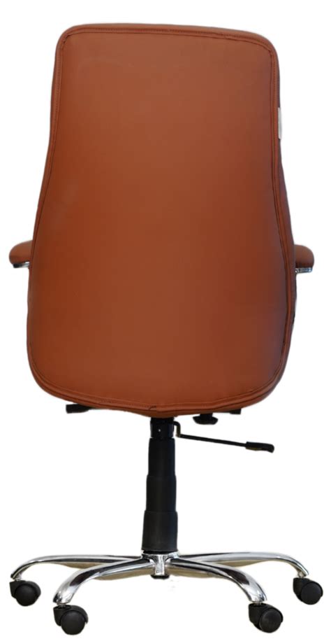 Leatherette High Back Boss Office Revolving Chair Fixed Arm At Rs