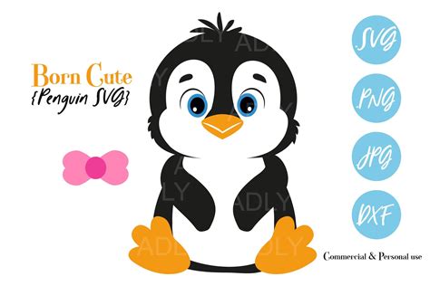 Penguin Svg File Cutting File For Cricut Silhouette Boy Etsy New Zealand