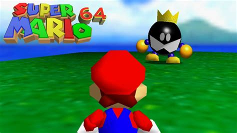 Super Mario 64 Intro First Boss King Bob Omb Youtube