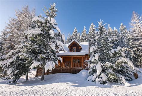 Luxury Log Cabin In The Mountains Of British Columbia Luxury Home