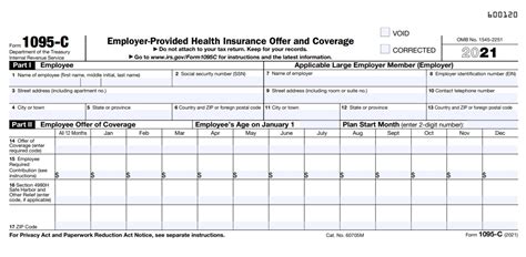 Guide to prepare IRS ACA Form 1095-C | Form 1095-C Step by step ...