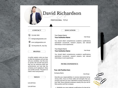 2023 Resume Template, Resume Cover Letter, Minimalist Resume ...