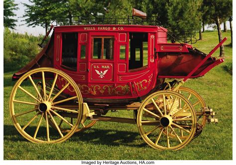 A HEAVY WESTERN "CONCORD" STYLE STAGECOACH - This rare stagecoach | Lot