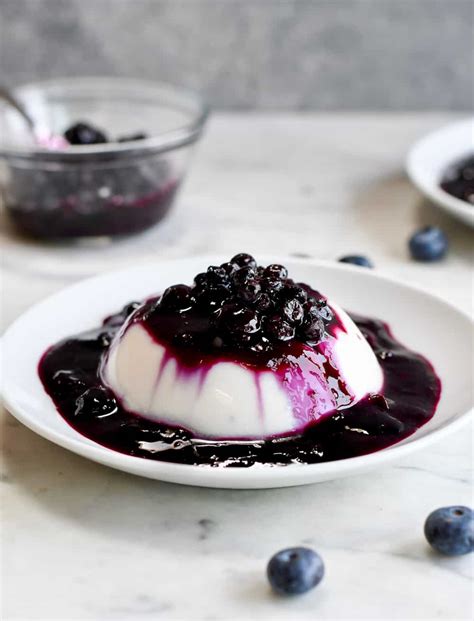 Blueberry Panna Cotta Paleo Dairy Free Eat Well Enjoy Life