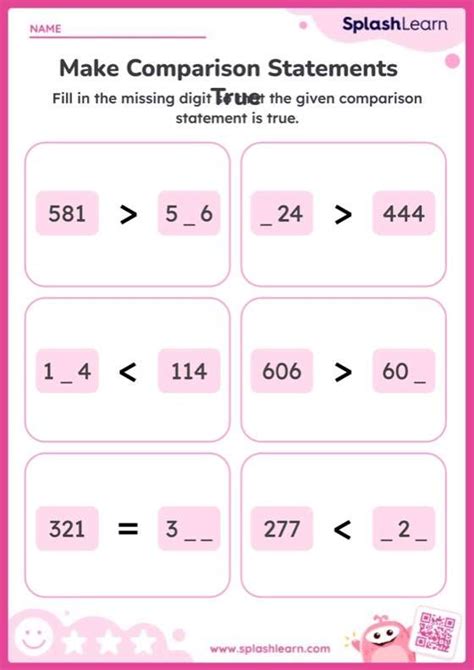 Make Comparison Statements True Within 1000